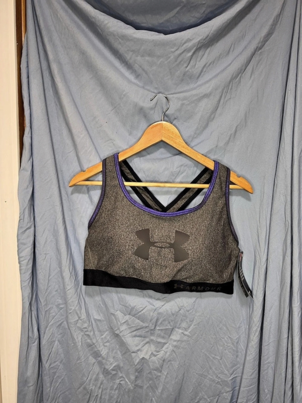 *BRAND NEW* Under Armour Women's Armour Mid Crossback Heather Sports Bra